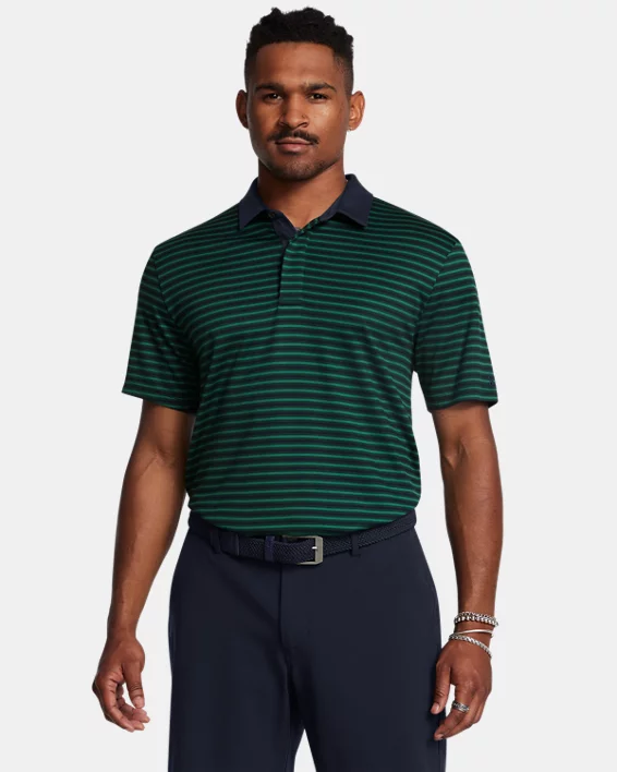 UA Premier Stripe Mens Polo