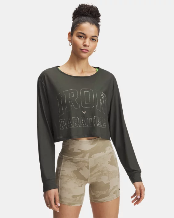 Project Rock Iron Paradise Womens Long Sleeve