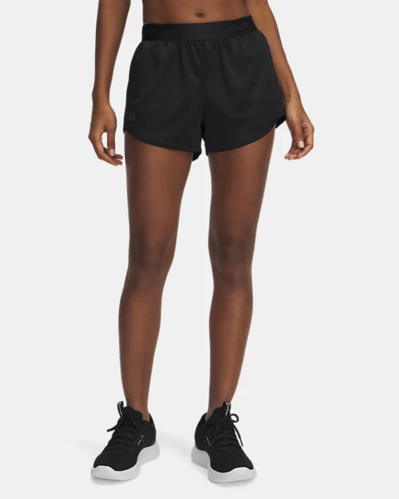 UA Tech Play Up Shine Womens 3" Shorts