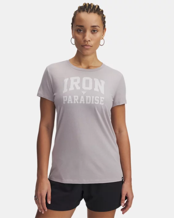 Project Rock Iron Paradise Womens Short Sleeve
