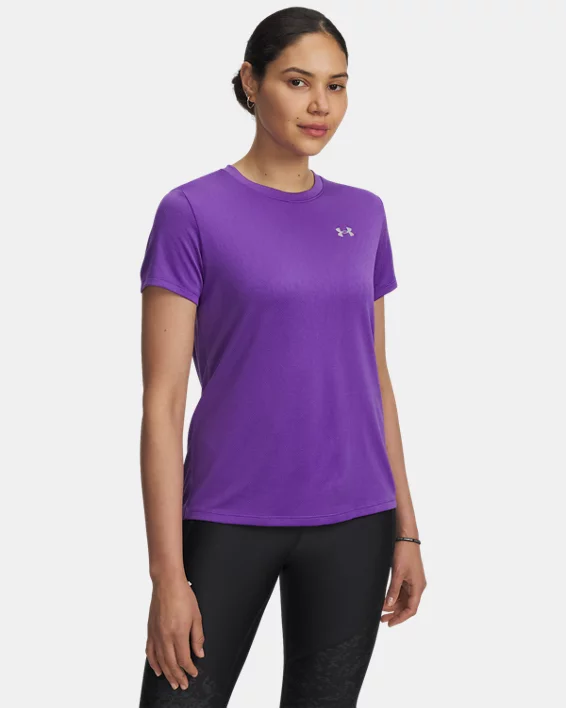 UA Velocity Textured Womens Short Sleeve