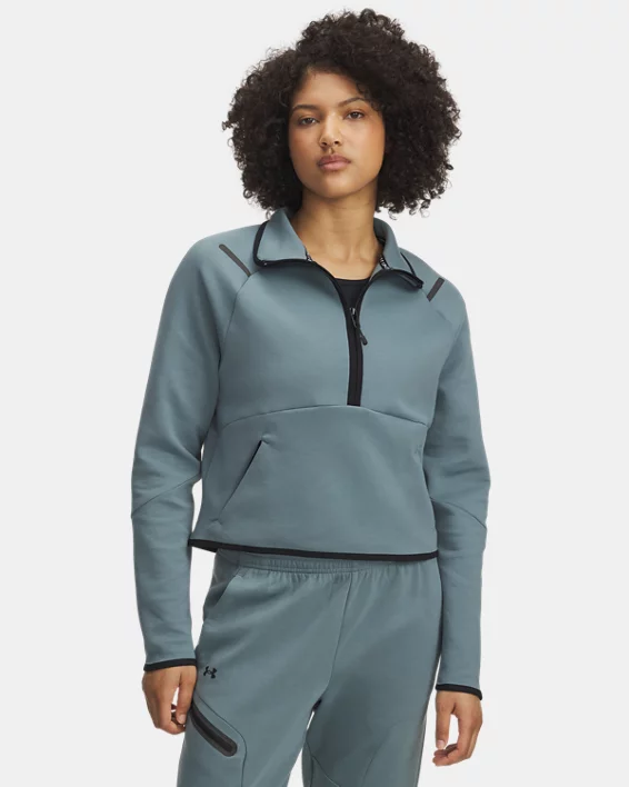 UA Unstoppable Fleece Womens  Zip