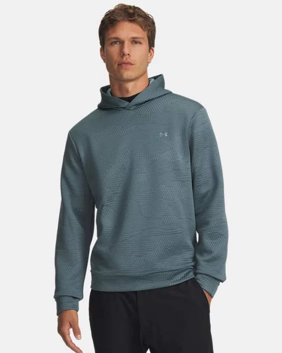 UA Drive Midlayer Jacquard Mens Hoodie