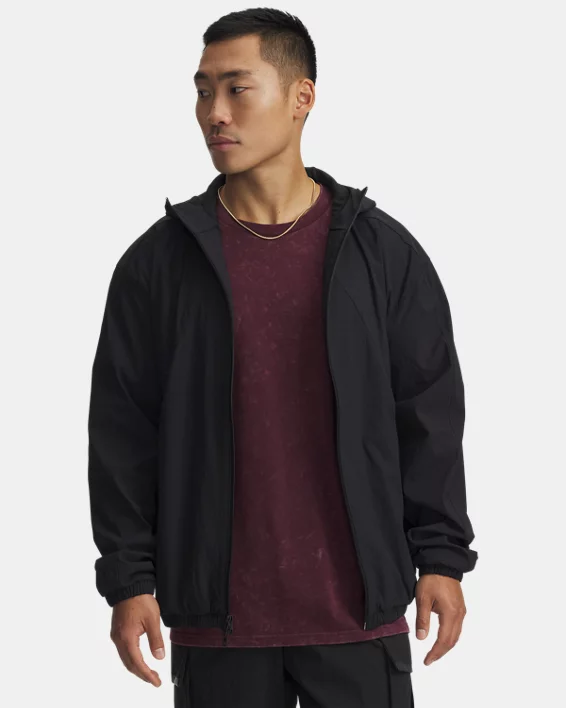 UA Unstoppable Textured Woven Mens Jacket