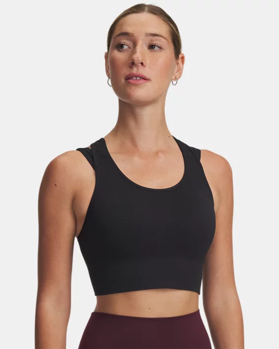 UA Vanish Seamless Mid Layer Womens Sports Bra