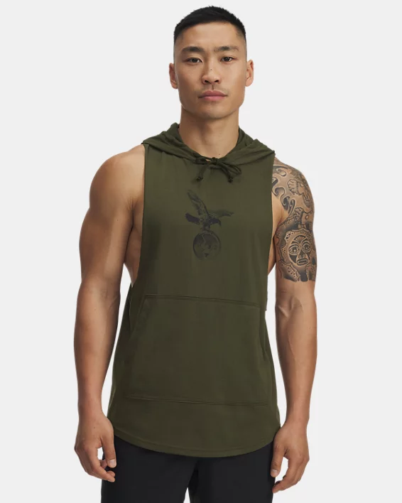 Project Rock Mens Sleeveless Hoodie
