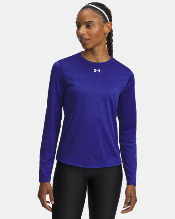 UA Tech Vent Team Womens Long Sleeve