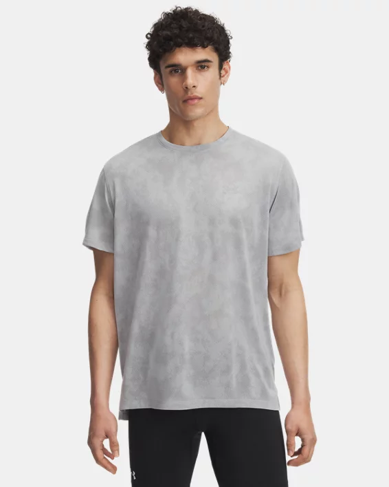 UA Launch Camo Mens Short Sleeve