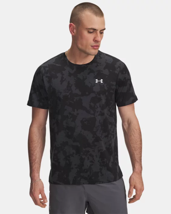 UA Launch Printed Mens Short Sleeve