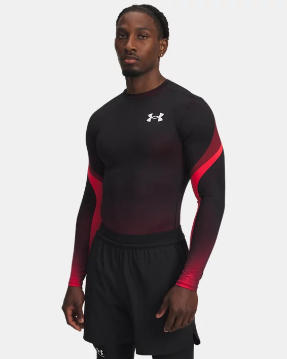 HeatGear Sublimated Crew Mens Long Sleeve