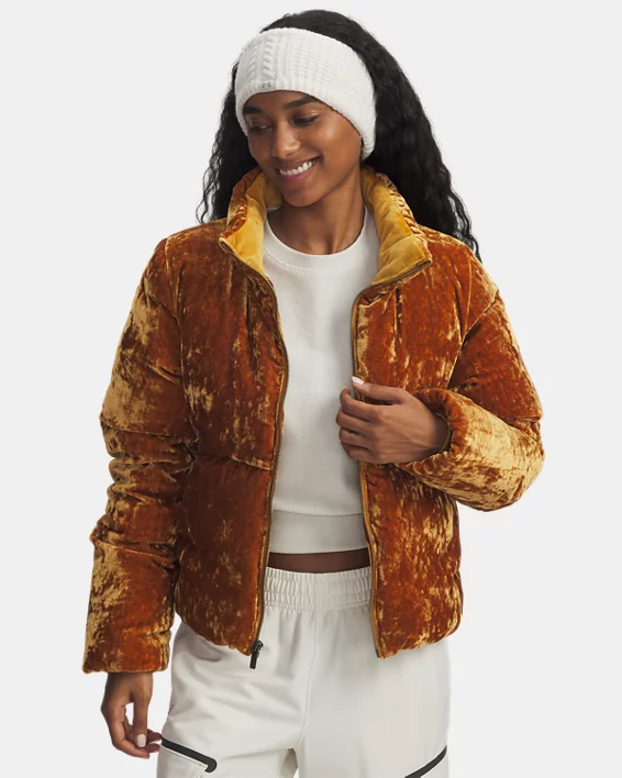UA Limitless Down Velvet Womens Puffer Jacket