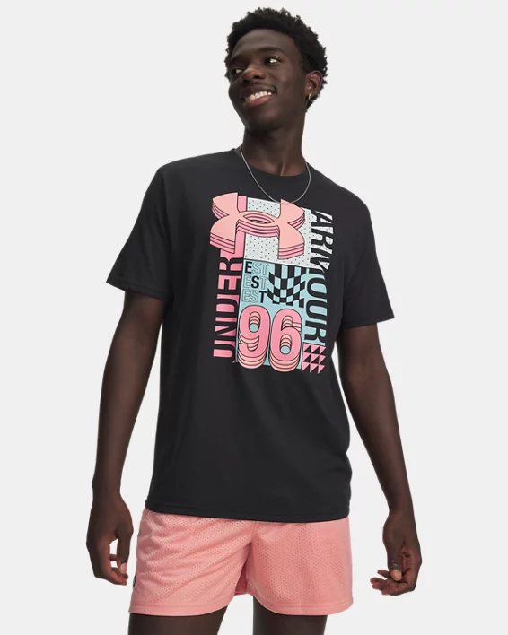 UA Logo Collage Mens Short Sleeve