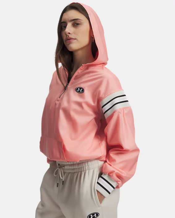 UA Icon Woven Heritage Womens  Zip
