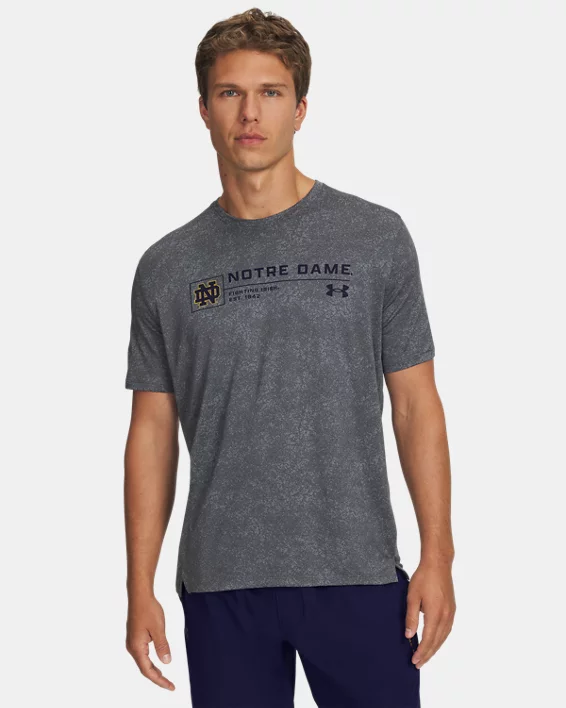 UA Tech Collegiate Pixelate Mens Short Sleeve